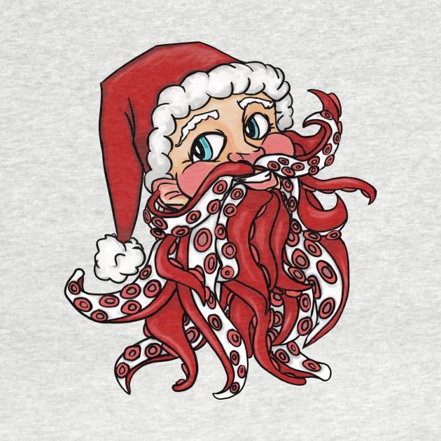 Tentacle Santa by Newtegan